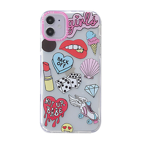 

Phone Case For Apple Back Cover iPhone 12 Pro Max 11 SE 2020 X XR XS Max 8 7 6 Shockproof Dustproof Geometric Pattern TPU
