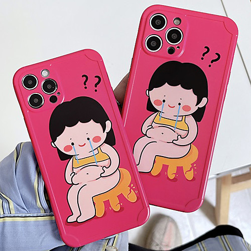 

Phone Case For Apple Back Cover iPhone 12 Pro Max 11 SE 2020 X XR XS Max 8 7 Shockproof Dustproof Cartoon TPU