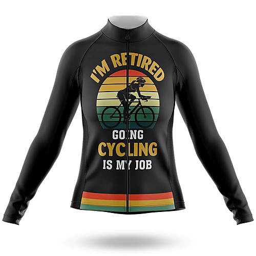 

21Grams Women's Long Sleeve Cycling Jersey Spandex Black Bike Top Mountain Bike MTB Road Bike Cycling Quick Dry Moisture Wicking Sports Clothing Apparel / Stretchy / Athleisure
