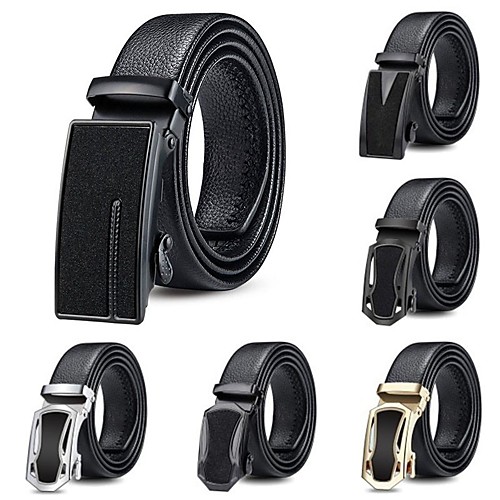 

Men's Wide Belt Office / Career Daily Wear As the Picture Belt Solid Color