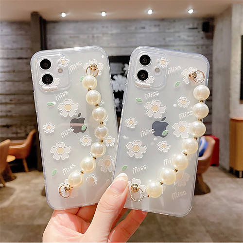 

Phone Case For Apple Back Cover iPhone 12 Pro Max 11 SE 2020 X XR XS Max 8 7 Shockproof Dustproof Flower TPU