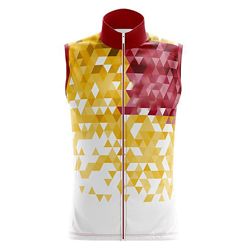 

21Grams Women's Sleeveless Cycling Jersey Summer Spandex Red / Yellow 3D Bike Top Mountain Bike MTB Road Bike Cycling Quick Dry Moisture Wicking Sports Clothing Apparel / Stretchy / Athleisure