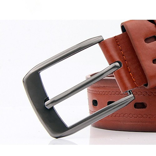

Men's Wide Belt Office / Career Daily Wear As the Picture Belt Solid Color