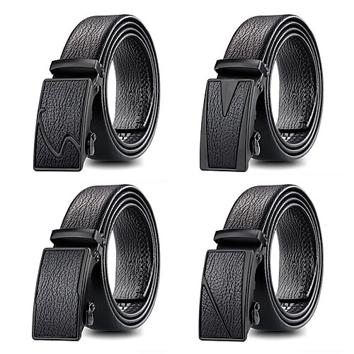 

Men's Wide Belt Office / Career Daily Wear As the Picture Belt Solid Color
