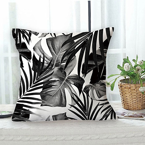 

Leaf Double Side Cushion Cover 1PC Soft Decorative Square Throw Pillow Cover Cushion Case Pillowcase for Bedroom Livingroom Superior Quality Machine Washable Outdoor Cushion for Sofa Couch Bed Chair