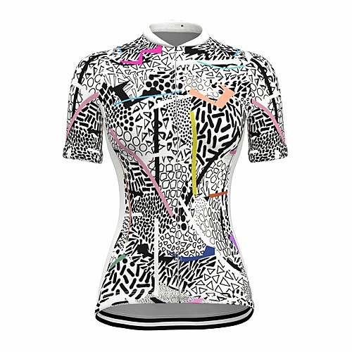 

21Grams Women's Short Sleeve Cycling Jersey Summer Spandex White Bike Top Mountain Bike MTB Road Bike Cycling Quick Dry Moisture Wicking Sports Clothing Apparel / Stretchy / Athleisure