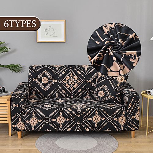 

Elastic Geometry Plaid Sofa Cover for Living Room Non-slip Stretch Slipcover Sectional Couch Cover L-Shape Corner Armchair Cover Dust-Proof Non-Slip (1pcFree Send a Pillowcase)