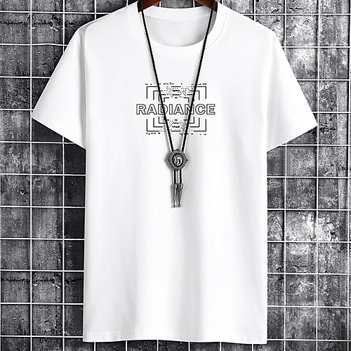 

Men's Unisex Tee T shirt Hot Stamping Graphic Prints Letter Plus Size Zero two Print Short Sleeve Casual Tops Cotton Basic Designer Big and Tall White Black Gray