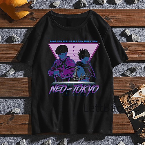 

Inspired by Akira Cosplay Anime Cartoon Polyester / Cotton Blend Print Harajuku Graphic Kawaii T-shirt For Women's / Men's