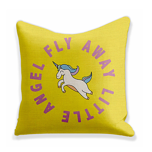 

Unicorn Double Side Cushion Cover 1PC Soft Decorative Square Throw Pillow Cover Cushion Case Pillowcase for Bedroom Livingroom Superior Quality Machine Washable Outdoor Cushion for Sofa Couch Bed Chair
