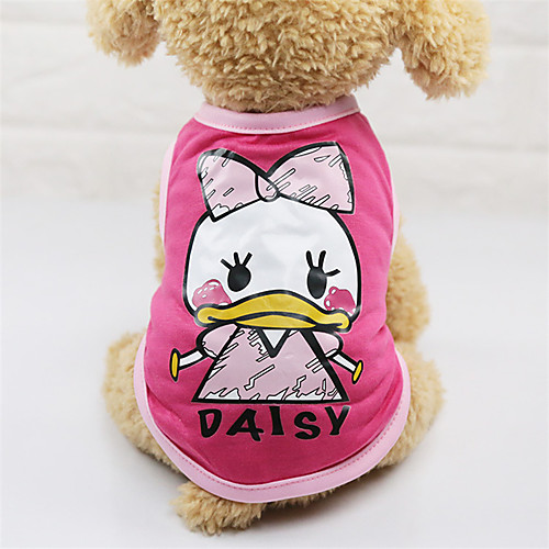 

Dog Vest Dog Costume Quotes & Sayings Character Elegant Adorable Cute Dailywear Casual / Daily Dog Clothes Puppy Clothes Dog Outfits Breathable Rose Pink Costume for Girl and Boy Dog Cotton XS S M L