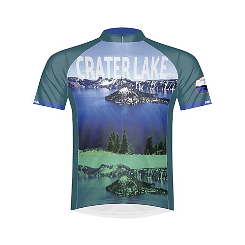 

21Grams Women's Short Sleeve Cycling Jersey Summer Spandex Polyester Dark Blue Bike Jersey Top Mountain Bike MTB Road Bike Cycling Quick Dry Breathable Back Pocket Sports Clothing Apparel