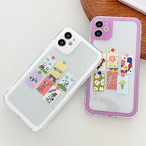

Phone Case For Apple Back Cover iPhone 12 Pro Max 11 SE 2020 X XR XS Max 8 7 Shockproof Dustproof Cartoon TPU