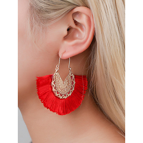 

Women's Girls' Earrings Classic Fashion Korean Earrings Jewelry Red For Birthday New Baby Engagement 1pc
