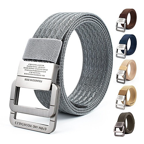 

Men's Wide Belt 100g / m2 Polyester Knit Stretch Belt Solid Colored
