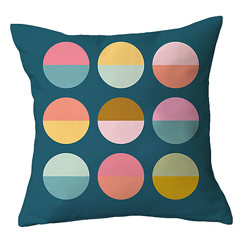 

Colorful Double Side Cushion Cover 1PC Soft Decorative Square Throw Pillow Cover Cushion Case Pillowcase for Bedroom Livingroom Superior Quality Machine Washable Outdoor Cushion for Sofa Couch Bed Chair