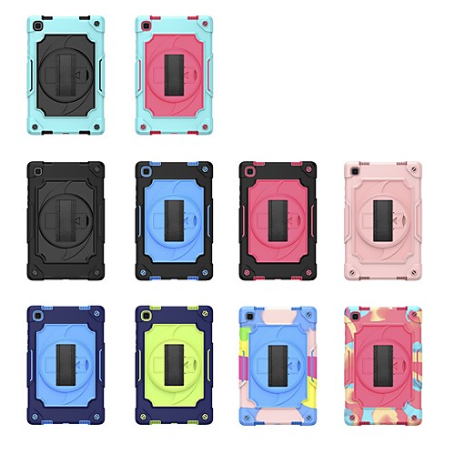 

Case For Samsung Back Cover 360° Rotation Shockproof Dustproof Solid Colored TPU