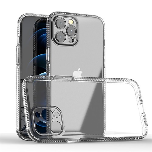 

Phone Case For Apple Back Cover iPhone 12 Pro Max 11 SE 2020 X XR XS Max 8 7 6 Shockproof Dustproof Transparent Transparent TPU