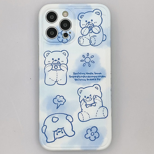 

Phone Case For Apple Back Cover iPhone 12 Pro Max 11 SE 2020 X XR XS Max 8 7 Shockproof Dustproof Cartoon TPU