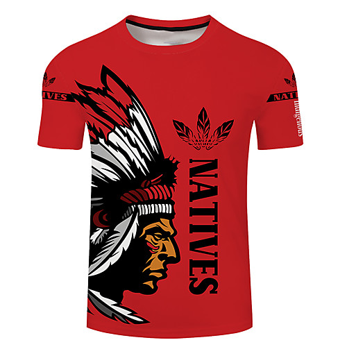 

Men's Unisex Tee T shirt Shirt 3D Print Graphic Prints Human Plus Size 3D Print Short Sleeve Casual Tops Basic Designer Big and Tall A B C
