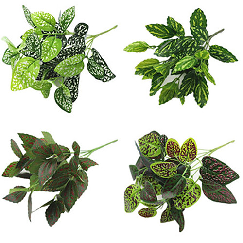 

33cm Simulation Plant 7 Forked Bunches Of Plants Wall Decoration