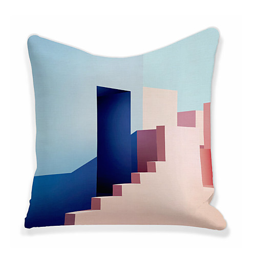 

Landscape Double Side Cushion Cover 1PC Soft Throw Pillow Cover Cushion Case Pillowcase for Sofa Bedroom Livingroom Superior Quality Machine Washable Outdoor Cushion for Sofa Couch Bed Chair