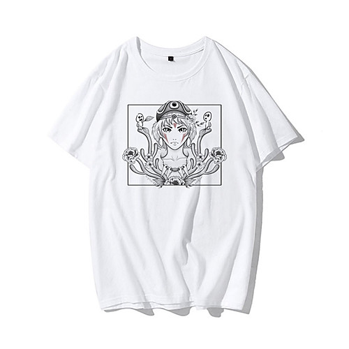 

Inspired by Mononoke Cosplay Anime Cartoon Polyester / Cotton Blend Print Harajuku Graphic Kawaii T shirt For Women's / Men's