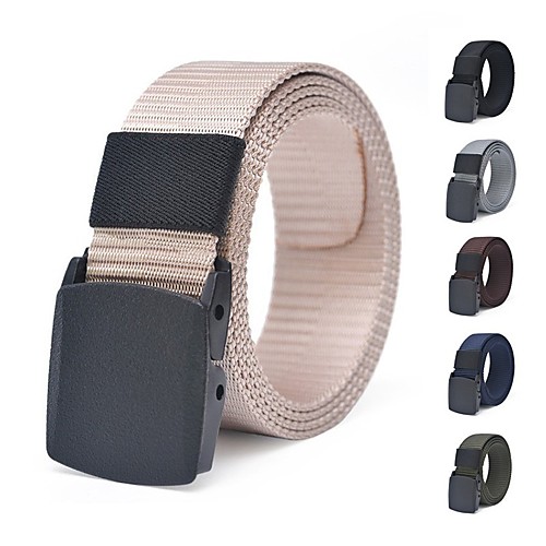 

Men's Wide Belt 100g / m2 Polyester Knit Stretch Belt Solid Colored