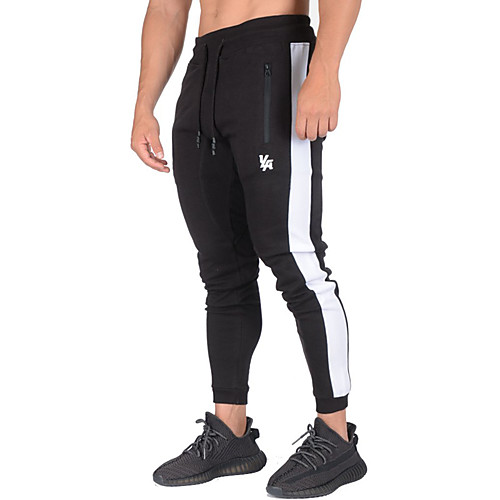 

Men's Athleisure Sports Outdoor Sports Casual Sports Pants Sweatpants Pants Letter Full Length Print Red Army Green Black Grey
