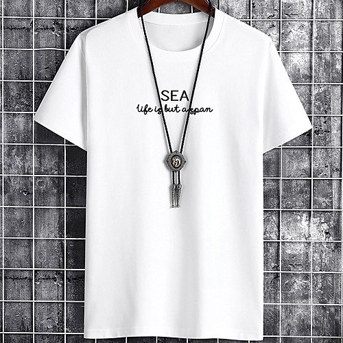 

Men's Unisex Tee T shirt Hot Stamping Graphic Prints Letter Plus Size Zero two Print Short Sleeve Casual Tops Cotton Basic Designer Big and Tall White Black Gray