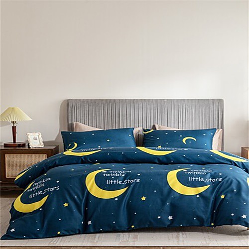 

3-Piece Duvet Cover Set Hotel Bedding Sets Comforter Cover with Soft Lightweight Microfiber Include 1 Duvet Cover 2 Pillowcases for Double/Queen/King(1 Pillowcase for Twin/Single)