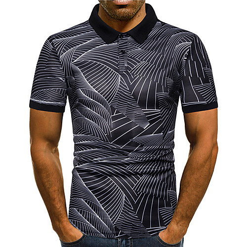 

Men's Golf Shirt Tennis Shirt Graphic Short Sleeve Casual Tops Simple White Black Navy Blue