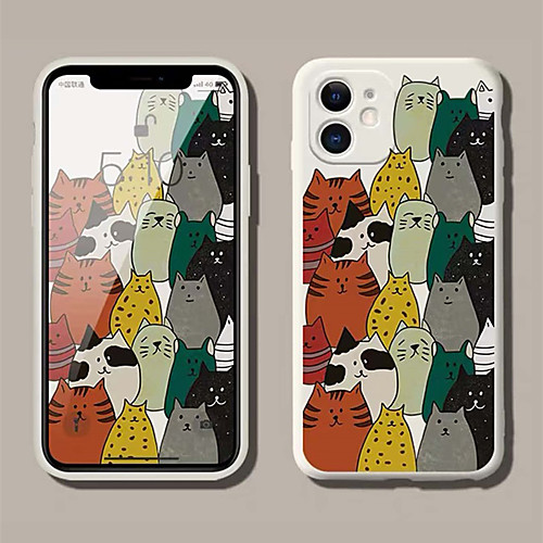 

Phone Case For Apple Back Cover iPhone 12 Pro Max 11 SE 2020 X XR XS Max 8 7 Shockproof Dustproof Graphic TPU