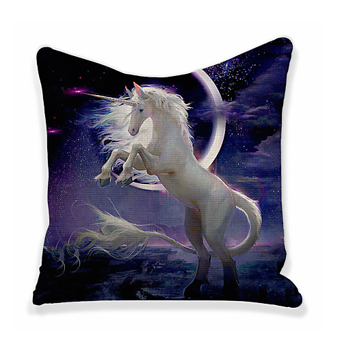 

Unicorn Double Side Cushion Cover 1PC Soft Decorative Square Throw Pillow Cover Cushion Case Pillowcase for Bedroom Livingroom Superior Quality Machine Washable Outdoor Cushion for Sofa Couch Bed Chair