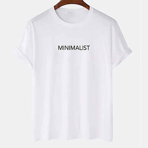 

Men's Unisex Tee T shirt Hot Stamping Graphic Prints Letter Plus Size Print Short Sleeve Casual Tops Cotton Basic Designer Big and Tall White Black Light gray