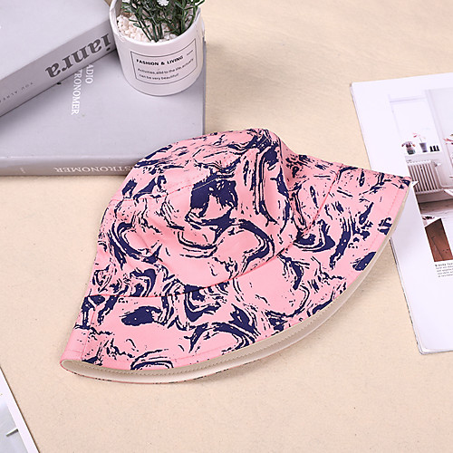 

Women's Bucket Hat Sports & Outdoor Dailywear Print Print White Hat / Fall / Summer