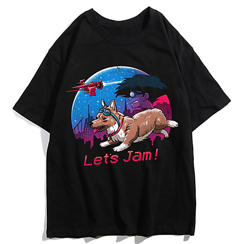 

Inspired by Cowboy Bebop Cosplay Anime Cartoon Polyester / Cotton Blend Print Harajuku Graphic Kawaii T shirt For Women's / Men's