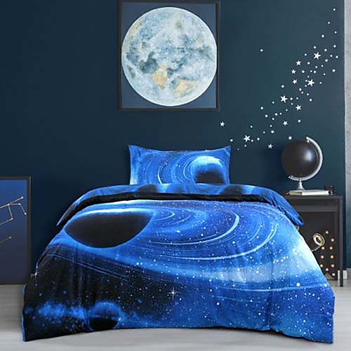 

3-Piece Duvet Cover Set Hotel Bedding Sets Comforter Cover with Soft Lightweight Microfiber Include 1 Duvet Cover 2 Pillowcases for Double/Queen/King(1 Pillowcase for Twin/Single)