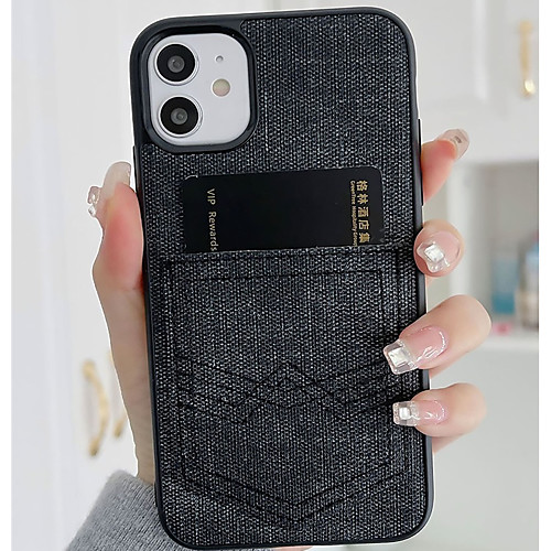 

Phone Case For Apple Back Cover iPhone 12 Pro Max 11 SE 2020 X XR XS Max 8 7 Card Holder Shockproof Dustproof Solid Colored PU Leather