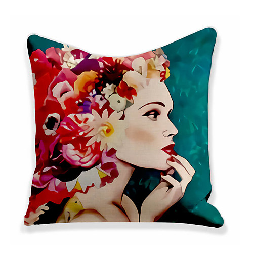 

Art Double Side Cushion Cover 1PC Soft Throw Pillow Cover Cushion Case Pillowcase for Sofa Bedroom Livingroom Superior Quality Machine Washable Outdoor Cushion for Sofa Couch Bed Chair