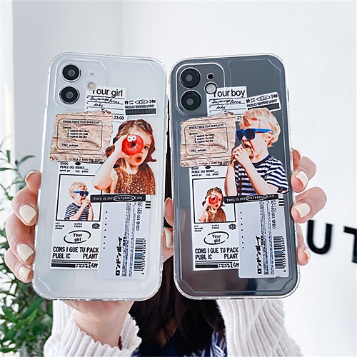 

Phone Case For Apple Back Cover iPhone 12 Pro Max 11 SE 2020 X XR XS Max 8 7 Shockproof Dustproof Cartoon TPU