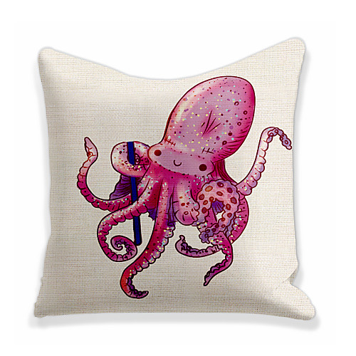 

Octopus Double Side Cushion Cover 1PC Soft Decorative Square Throw Pillow Cover Cushion Case Pillowcase for Bedroom Livingroom Superior Quality Machine Washable Outdoor Cushion for Sofa Couch Bed Chair