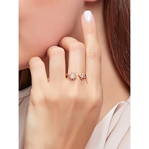 

Ring Classic Rose Gold Alloy Courage Trendy 1pc One Size / Women's
