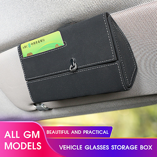 

Car Organizers Glasses Case Leather For universal General Motors