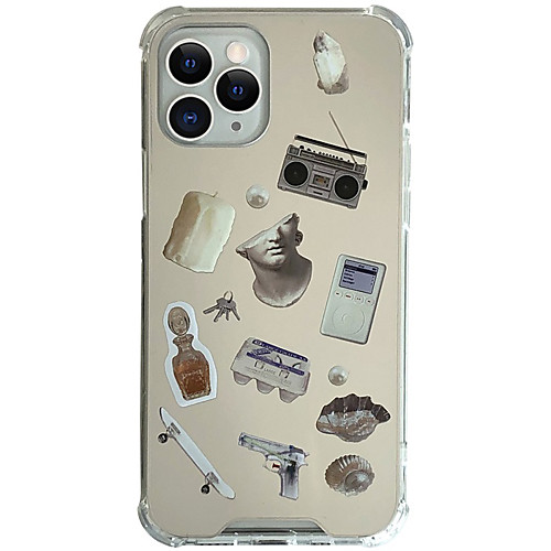 

Phone Case For Apple Back Cover iPhone 12 Pro Max 11 SE 2020 X XR XS Max 8 7 Shockproof Dustproof Geometric Pattern TPU