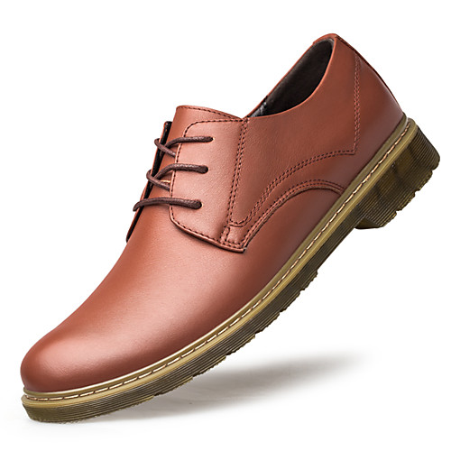 

Men's Oxfords Business Classic Daily Nappa Leather Black Brown Spring Summer