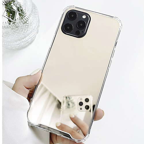 

Phone Case For Apple Back Cover iPhone 12 Pro Max 11 SE 2020 X XR XS Max 8 7 Shockproof Dustproof Transparent Geometric Pattern TPU