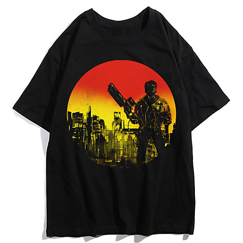 

Inspired by Cowboy Bebop JOJO Anime Cartoon Polyester / Cotton Blend Print Harajuku Graphic Kawaii T shirt For Women's / Men's