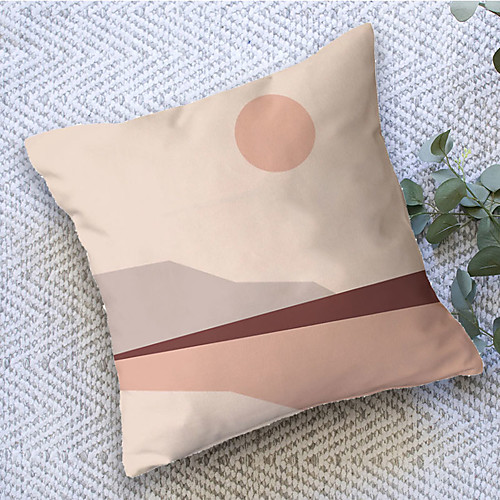 

Simple Double Side Cushion Cover 1PC Soft Decorative Square Throw Pillow Cover Cushion Case Pillowcase for Bedroom Livingroom Superior Quality Machine Washable Outdoor Cushion for Sofa Couch Bed Chair Modern Theme