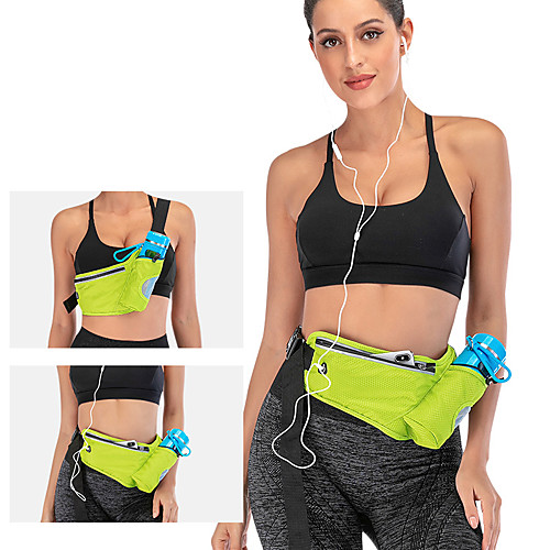 

Belt Pouch / Belt Bag Waist Bag / Pack 0-20 L for Fitness Gym Workout Marathon Running Sports Bag Adjustable Waterproof Wearable Reflective Strip Mini Nylon Women's Men's Running Bag Adults